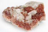 Fibrous, Rose-Red Inesite & Calcite Associaiton - South Africa #210755-2